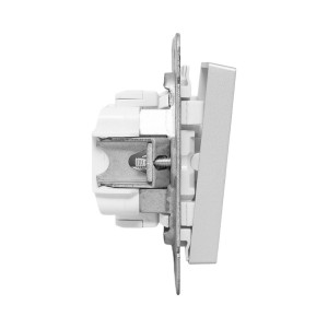 Механизм выключателя, одноклавишный, алюминий Эпика EKF UP1-SWA-10