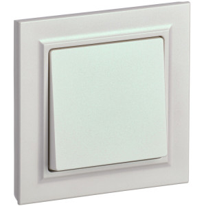 BRITE Выключ. 1-кл. 10А в сб. ВСР10-1-0-БрЖ жемч. BR-V10-0-10-K36-F