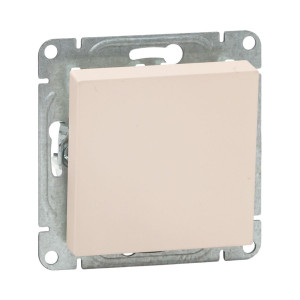 Механизм выключателя, одноклавишный, проходной, кремовый Эпика EKF UP1-SWI-11