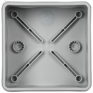 Коробка расп. КМ42455 о/п 100х100х50мм IP67 8 вв. серая UKO21-100-100-050-K41-66