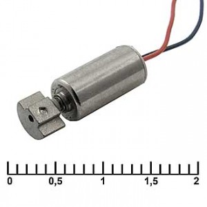 QX- 5A   1.3V  ВИБРО, Микродвигатель 1,3V 10,5х6мм вибро