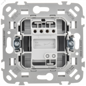 FLITE Выключатель 1-клавишный 10А ВС11-1-0-ФлА алюминий IEK FI-V10-0-10-1-K47