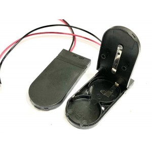 122-0120NI-GR, Держатели для плоских круглых батарей CR2032 Holder With Switch