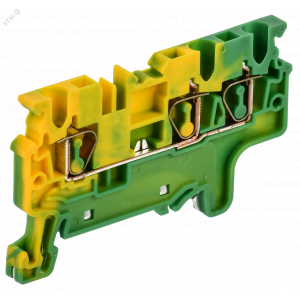 ARMAFIX Клемма пружинная CX2.5-3 PE 2,5мм2 трехконтактная заземляющая IEK AF-CT41-00-3-K52-002