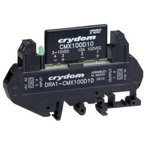 DRA1-CMX100D10, Твердотельные реле - Промышленного монтажа DIN Mt 100 VDC/8A out 3-10 VDC input