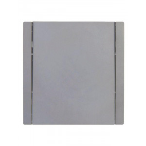 FORTE&PIANO Выключатель 1-клавишный 10А FP501 сталь IEK FP-V10-0-10-1-K46