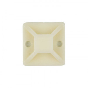 Площадка самоклеящаяся 25х25мм бел. (уп.100шт) plc-25x25