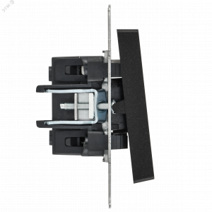 Выключатель 1-кл. СП BRITE ВС10-1-1-БрЧ 10А с инд. черн. BR-V10-1-10-K02