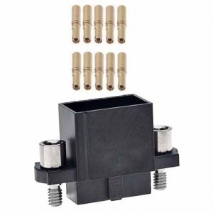 M80-4860605, Проводные клеммы и зажимы 3 + 3 WAY DIL FEMALE HEX SOCKET JACK SCRW