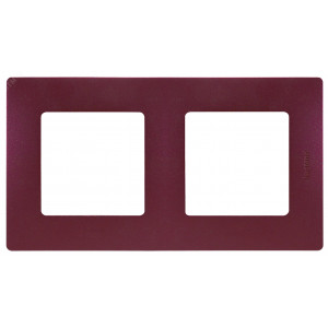 ETIKA Рамка 2 поста сливовая 672562