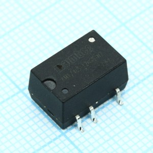 AM1/4LS-1205S-NZ, DC/DC, 0.25Вт, вход 10.8…13.2В, выход 5В/0.05А, изоляция 1500В DC, КПД 75%, максимальная емкостная нагрузка не более 220мкФ, для поверхностного монтажа, 12.7x11.2x7.25мм, -40…105°C, пластик