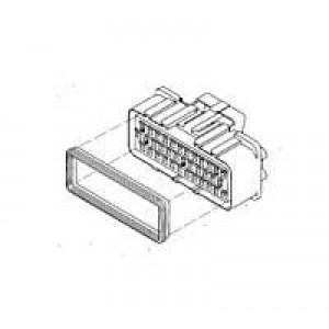 346189-5, Автомобильные разъемы 36 WAY REC HSG ASSY RED 60P P