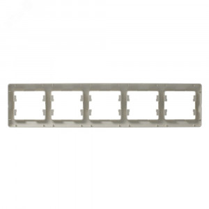 Рамка 5-м Glossa горизонт. беж. SE GSL000205