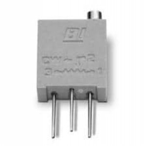 66WR1KLF, Подстроечные резисторы - сквозное отверстие 9.53MM 3/8