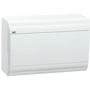 PRIME Корпус пластиковый ЩРН-П-12 белый/белая дверь IP41 MKP82-N-12-WD-41-10