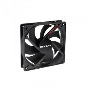 RX 12025MS 24VDC, Вентилятор 24В 120х120x25 2200 об/мин, 125.4м3/час, 35дБ, подшипник скольжения, тип вывода - провод