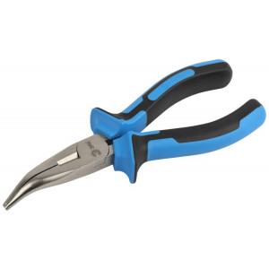 Тонкогубцы 160 мм с изогнутым носом двухкомпонентные рукоятки Б0055916
