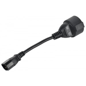 Адаптер PDU 3х1,5 10см с разъёмами C14-Schuko PC-C14D-10CM