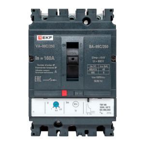 Выключатель автоматический ВА-99C 250/160А 3P 45кА EKF