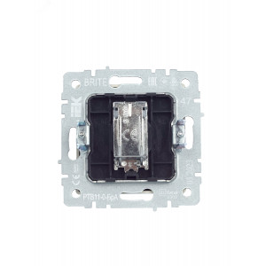 Розетка телевизионная оконечная TV СП Brite РТВ11-0-БрА алюм. BR-A10-O-K47