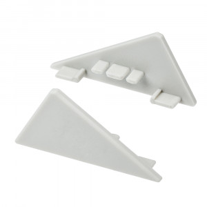 Заглушка для LOCK-FM левая 019187, левая заглушка для пары профилей LOCK-FM + TEK-LOCK-FM. Материал PVC серый.