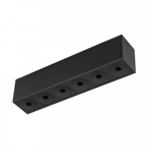 Светильник MAG-DARK-45-L200-6W Day4000 (BK, 20 deg, 24V) 034028, Светильник для магнитных треков шириной 45 мм, 6 Вт. Цвет свечения ДНЕВНОЙ 4000K, световой поток 246лм, угол 20°, CRI>90. Корпус прямоугольный, металл, цвет черный, IP20. Размеры LxWxH 184x35x43 мм. Входное напряжение DC24V, мощность 6 Вт.