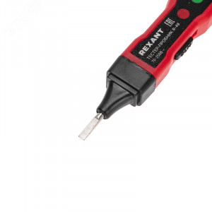 Тестер-пробник R-48 12-2035, индикаторная отвертка с LED индикацией AC напряжения и проверка эл.цепей и приборов