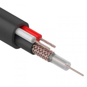 Кабель КВК-П-1,5+2x0,75 мм2 (Cu/Cu) черный, 200 м, 01-4015