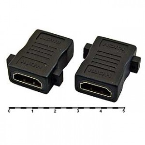 HDMI F/F (HAP-015), Переходник HDMI гн - HDMI гн с упором