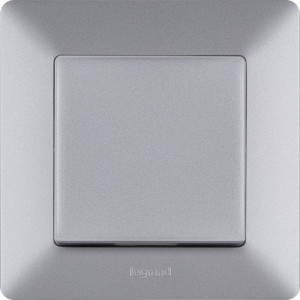 Рамка 1-м Valena Life универсальная алюм. 754137