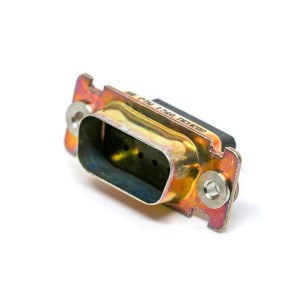 DEUF9P, Стандартные соединители D-Sub  DSUB 9 M CRIMP FLOA G ZINC