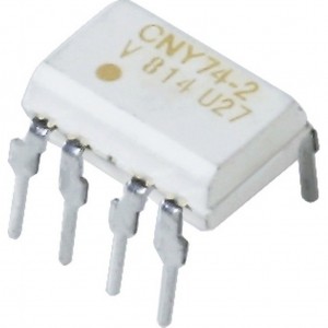 CNY74-2H, Оптопара транзисторная, x2 5.0кВ 70В 0.05А Кус=50-600%
