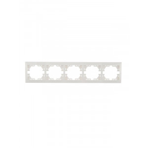 Рамка 5-м Mira горизонт. бел. 701-0200-150