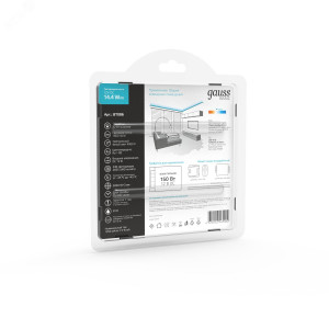 Лента Basic LED 2835/240 12V 14,4W/m 1600lm/m 4000K 10mm IP20 5m 1/100 BT086