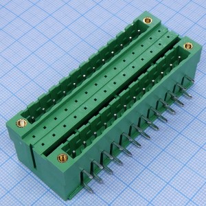 2EDGRHM-5.08-24P-14-00A(H), блок на плату 24 контакта шаг 5.08мм зеленый