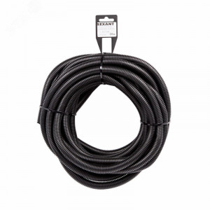 Труба автомобильная гофрированная ПП, 12,7мм, разрезная, бухта 10м, 15-1310