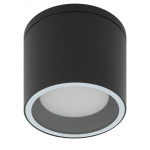 Светильник настенно-потолочный спот WL40 BK GX53, черный, IP54 Б0054414