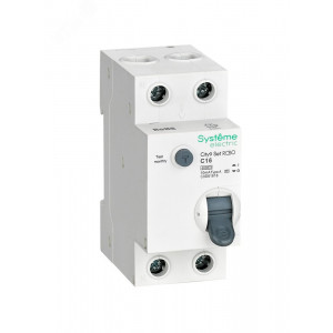 City9 Set Автоматический выключатель диф. тока (АВДТ) 1P+N С 16А 6kA 10мА Тип-A 230В (1шт) C9D61616