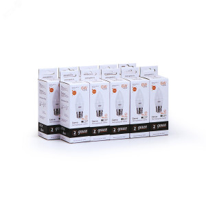 Лампа светодиодная Elementary 6Вт свеча 3000К тепл. бел. E27 420лм 33216