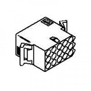 03-09-1157, Штыревые и гнездовые соединители 15 POS HOUSING REC