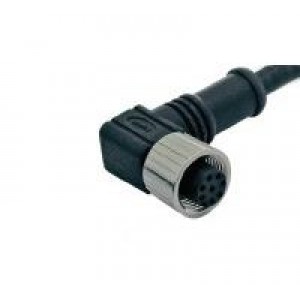 1838254-3, Кабели Ethernet / Сетевые кабели 3 POS PVC FEMALE M12 R/A 5M C/A