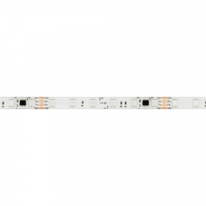 Лента герметичная SPI-SE-B60-10mm 24V RGB-PX6-BPT (12 W/m, IP65, 5060, 5m) 039601, Светодиодная лента SPI-SE-B60, герметичная IP65 (SE- силиконовое покрытие), с микросхемой MT1808A. Светодиоды 5060, 60 шт/м (1 pixel = 6 LED), белая плата, обход битого пикселя - BPT, скотч 3М. Цвет RGB, угол 120°. Питание 24 В, мощность 12 Вт/м (60 Вт на