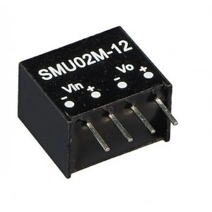 SMU02M-12, Преобразователь DC/DC, на печатную плату, 2 Вт