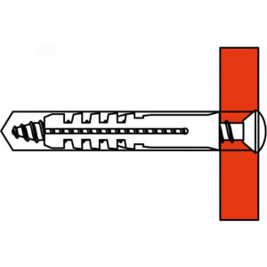 Комплект креп. V6 4.5х40 винт+дюбель (уп.100шт) CM06522