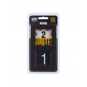 Рамка 2-м BRITE РУ-2-2-БрТБ стекло темн. бронза BR-M22-G-K45