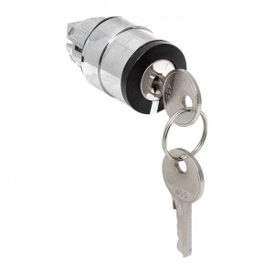 Исполнительный механизм переключателя ХB4 на 3 положения с замком, возвратный без фиксации IP65 EKF XB4BG3-65