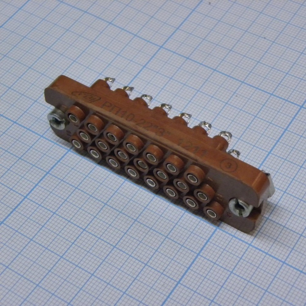 Изображение товара РП10-22 З ниппельный низкочастотный соединитель для внутреннего монтажа