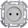 Розетка 1-м СП Inspiria 16А IP20 250В 2P механизм алюм. Leg 673712