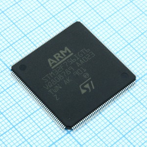 STM32F756IGT6, Микроконтроллер STM 32-бит ядро ARM-based Cortex-M7 быстродействие 462DMIPS 1МБ Флэш-память