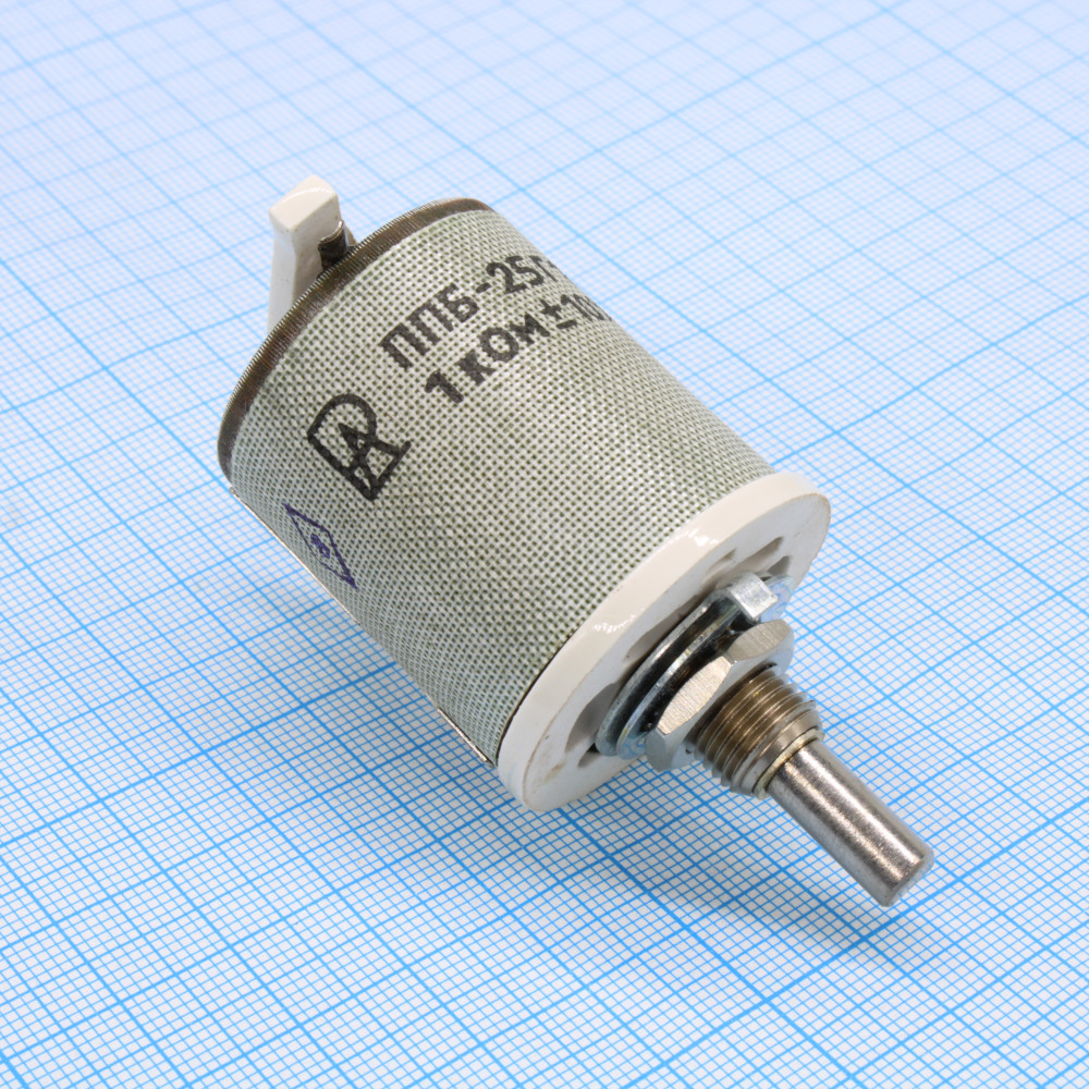 Изображение товара Резистор переменный проволочный ППБ-25Г13 1К 25Вт с допуском 10%